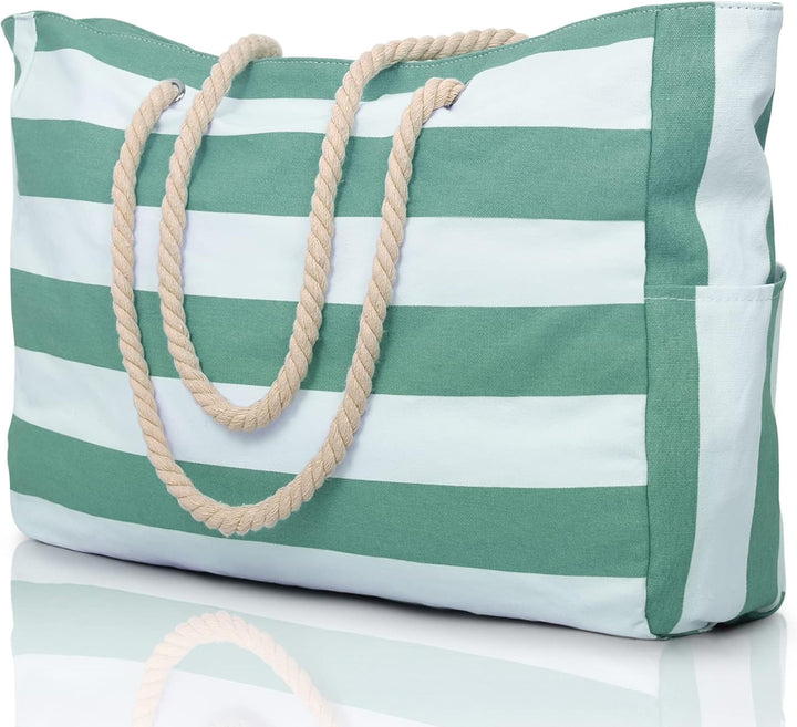 Durable women's waterproof tote, perfect for beach, pool, gym, picnic.
