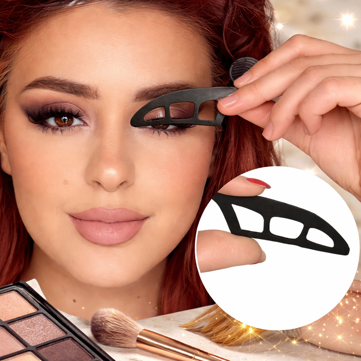 Flawless eyeshadow application tool for women, designed for precision eye makeup and detailed cosmetic work.