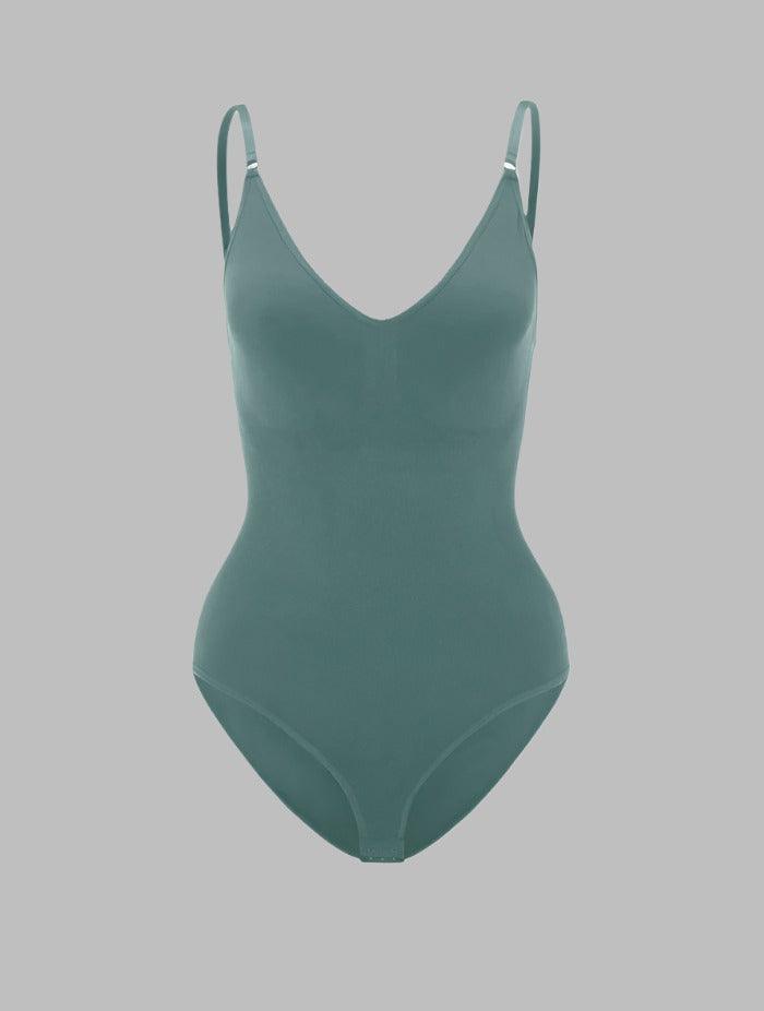 Everyday women's seamless shapewear bodysuit for comfortable tummy control and natural curve enhancement.