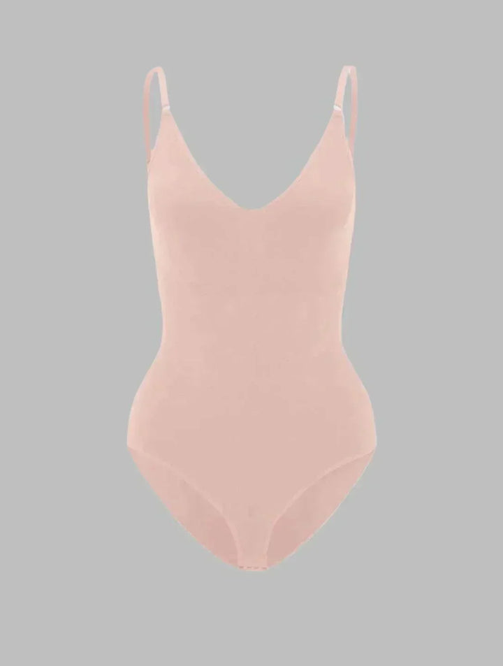 Comfortable women's body shaper bodysuit for effective tummy control and smooth, sculpted curves.