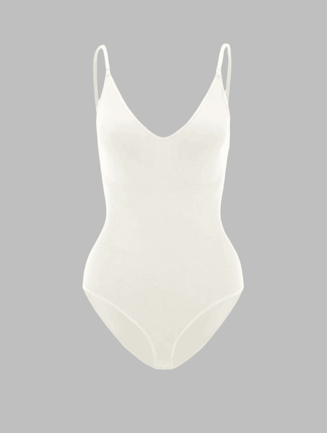 Sleek women's seamless shapewear bodysuit, delivering ultimate tummy control and a "snatched" waist.