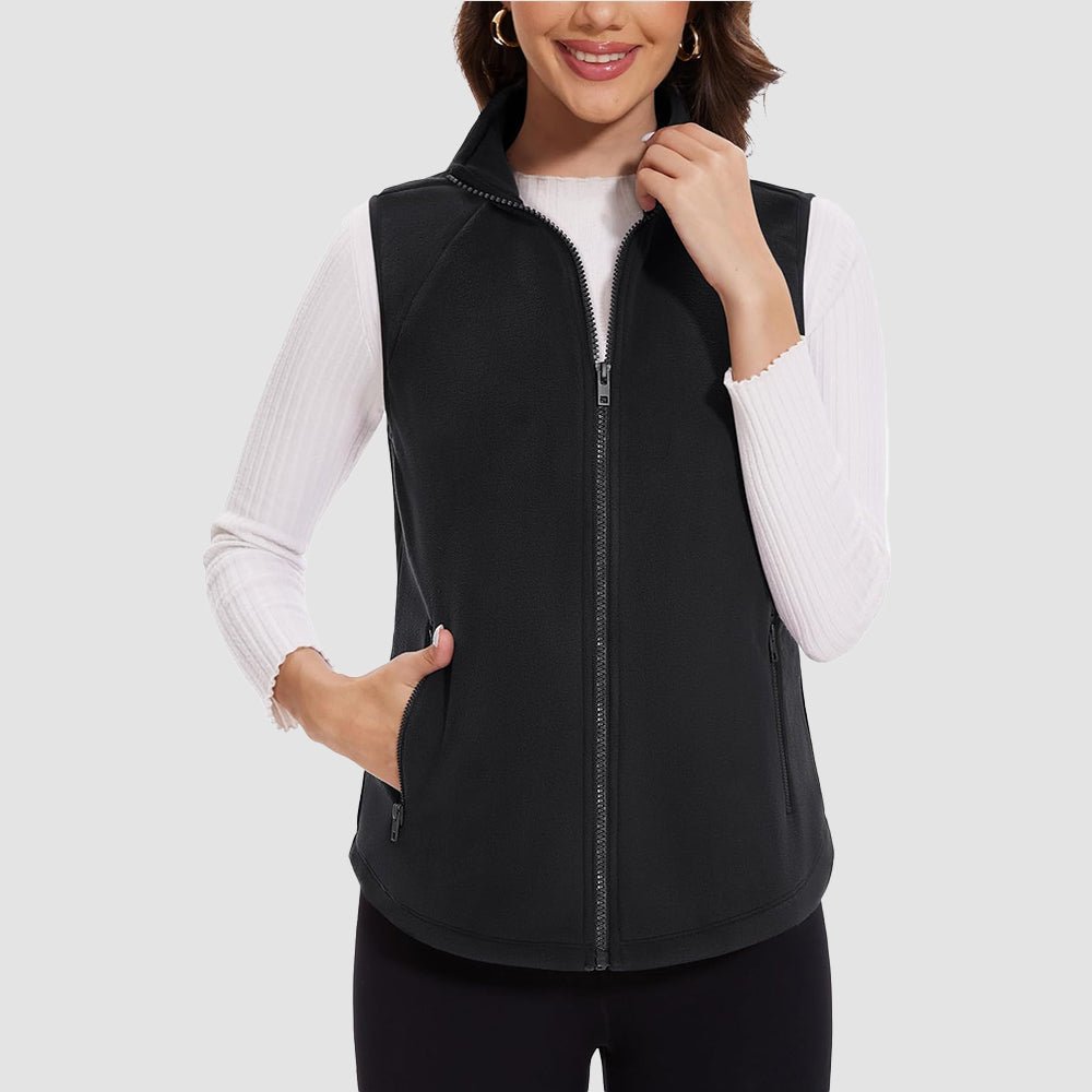 Siena women's fleece vest, a comfortable and stylish outerwear piece