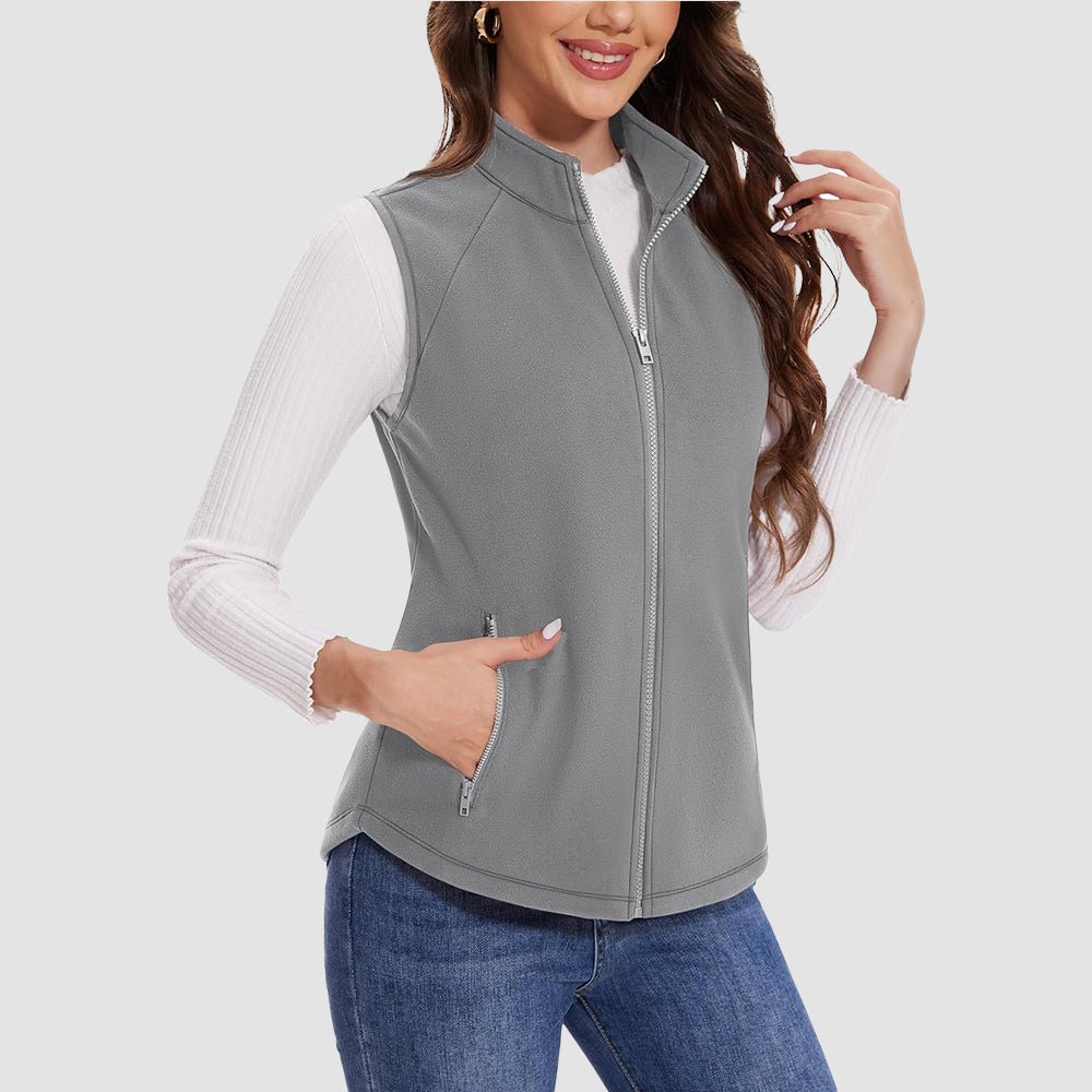 Siena women's fleece vest, a sleeveless and warm outerwear option