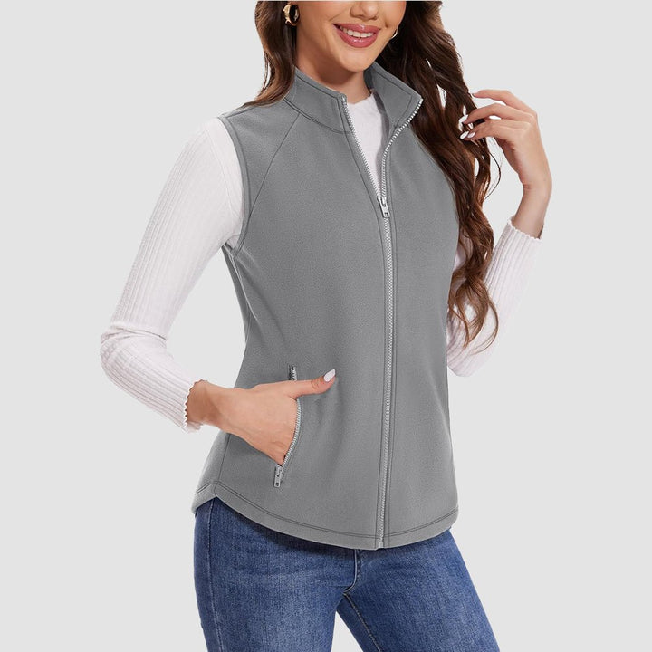Siena women's fleece vest, a sleeveless and warm outerwear option