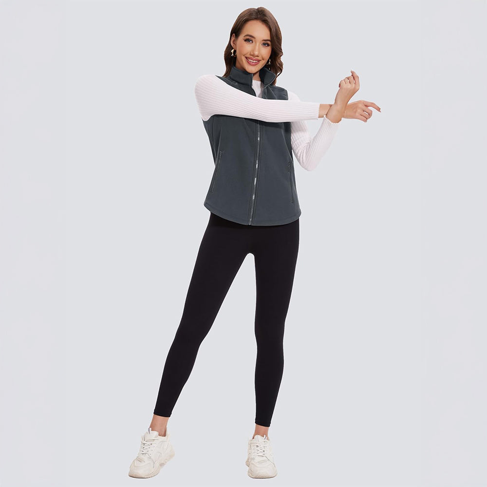 Women's fleece vest, a cozy and warm addition to fall wardrobe