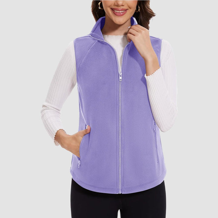 Women's Siena fleece vest, a chic and practical outerwear choice