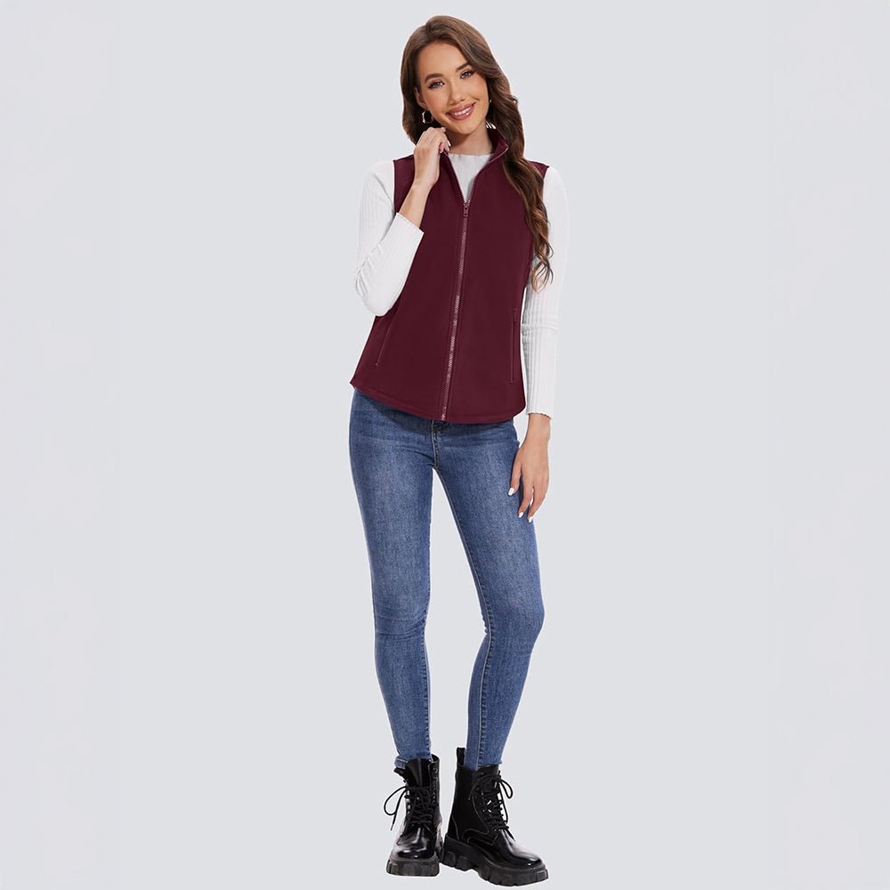 Women's fleece vest, a classic and timeless outerwear piece for fall