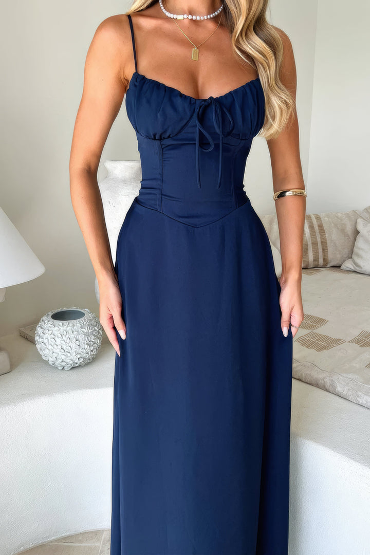 Women's casual sleeveless A-line maxi dress, versatile for beach, resort, or daily errands.