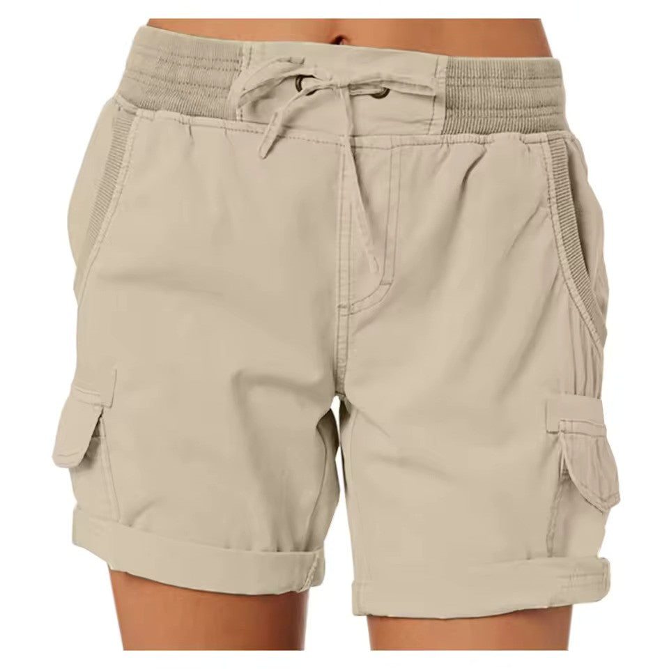 Women's stylish Chloe summer beach shorts, perfect for beachwear, vacation, or casual summer outfits.