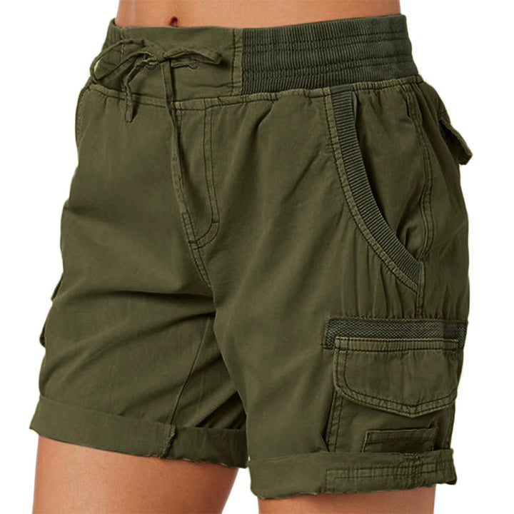 Fashionable women's summer shorts, versatile casual beachwear. Trendy, low waist, and skinny fit for vacation.