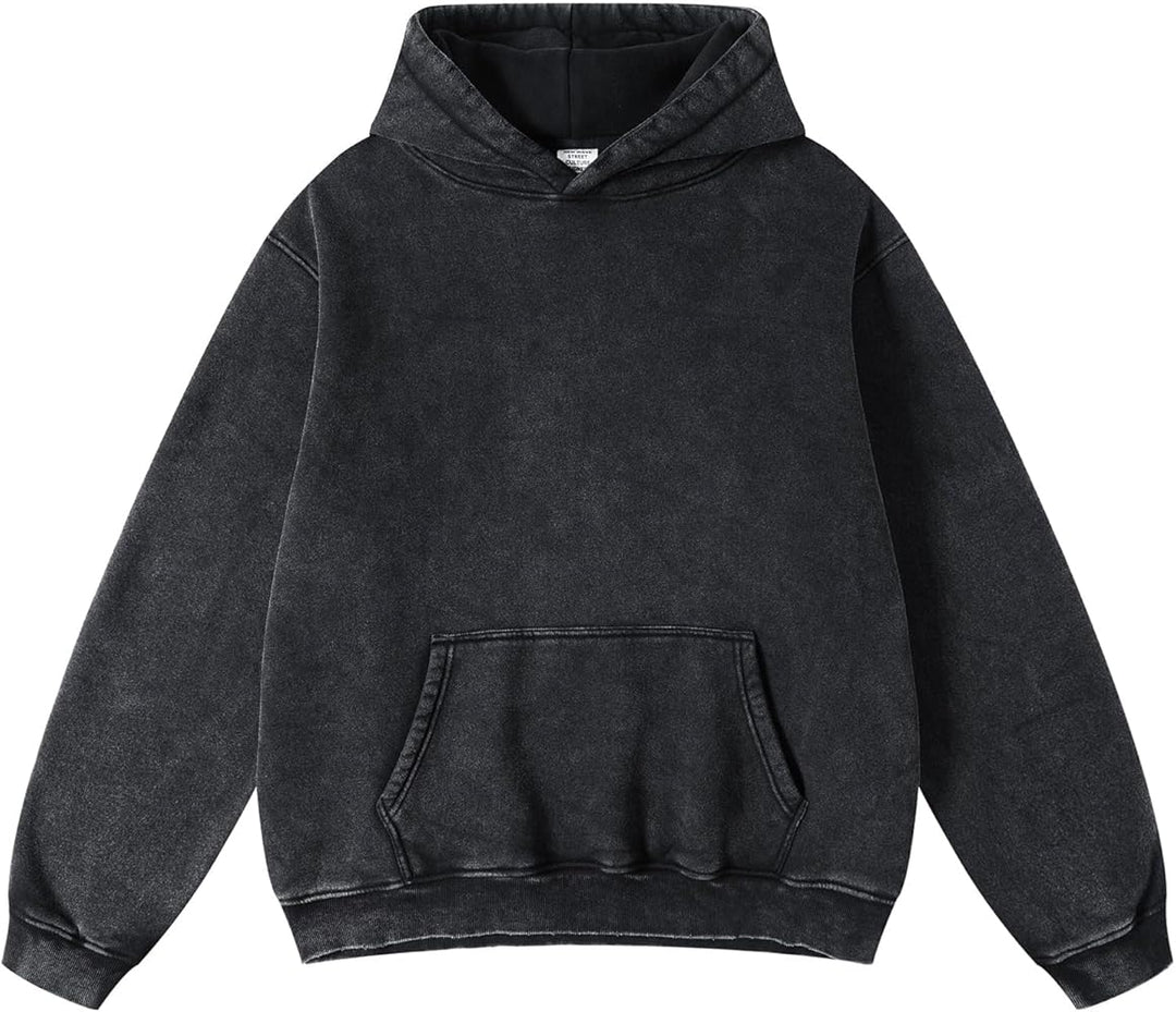Women's Varenna Washed Cotton Hoodie, relaxed fit, vintage fade finish, front view