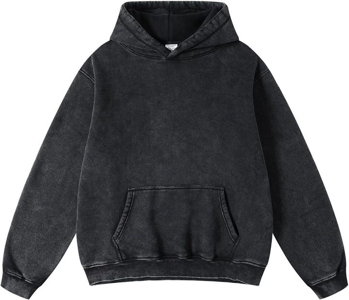 Women's Varenna Washed Cotton Hoodie, relaxed fit, vintage fade finish, front view