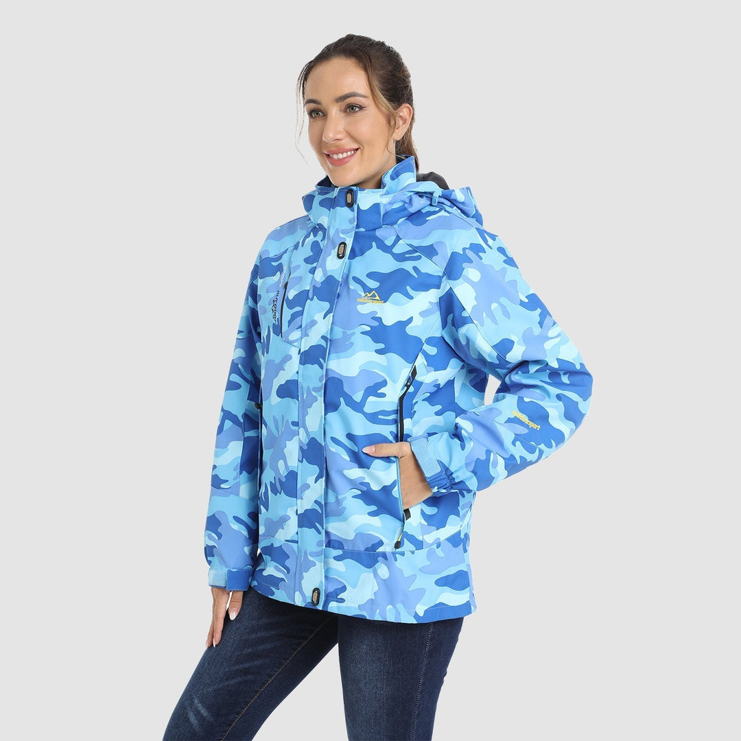 Verona 3-in-1 women's jacket in a classic cream, offering a sophisticated look for varied weather.