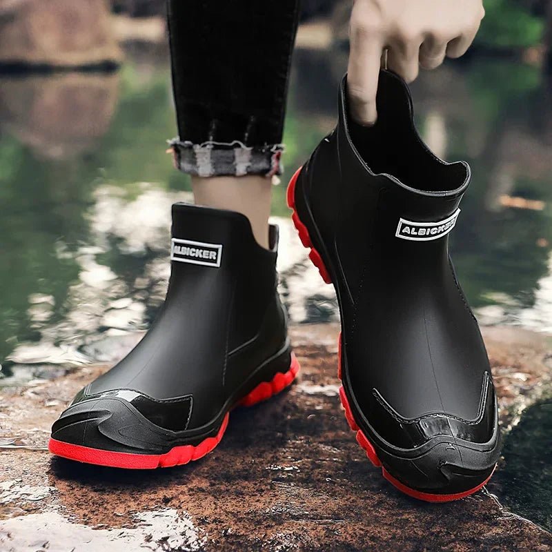 Reliable women's waterproof Chelsea ankle boots, essential slip-on footwear for rain, mud, and outdoor comfort.