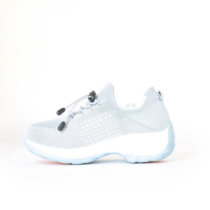 Women's Arctic White Ortho Stretch Cushion Shoes - Lexians
