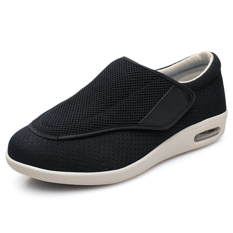 Women's Chloe Stretch Wide Shoes with Adjustable Closure - Lexians