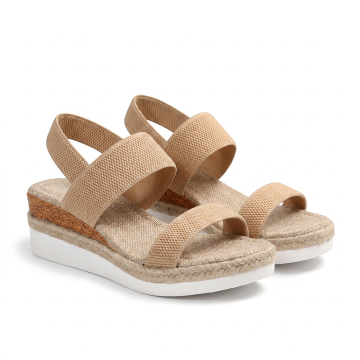 Women's orthopedic comfort wedge sandals for summer walking, offering arch support & stylish design.