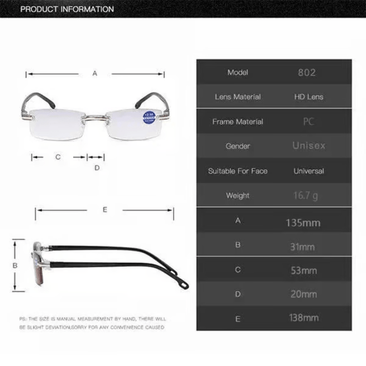 Women's Dual Focus Glasses with Anti-Blue Light Protection