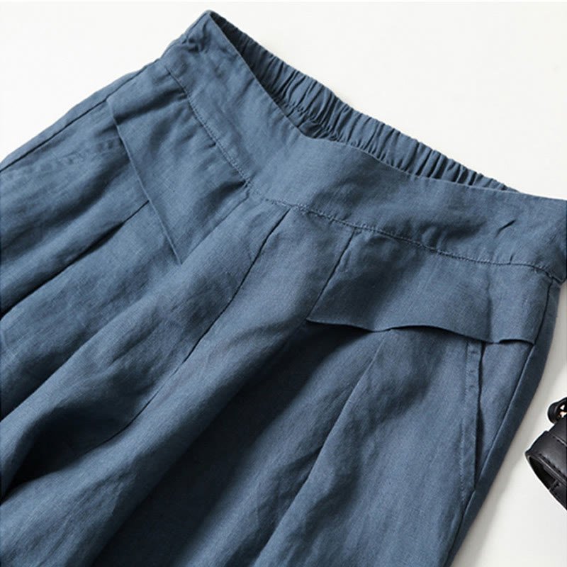 Women's High Waist Wide Leg Pants with Pockets