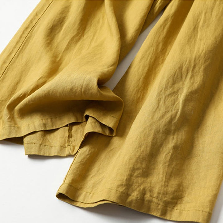 Women's High Waist Wide Leg Pants with Pockets