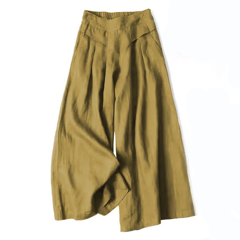 Women's High Waist Wide Leg Pants with Pockets