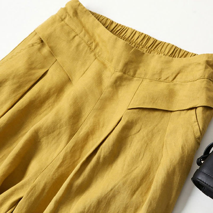 Women's High Waist Wide Leg Pants with Pockets