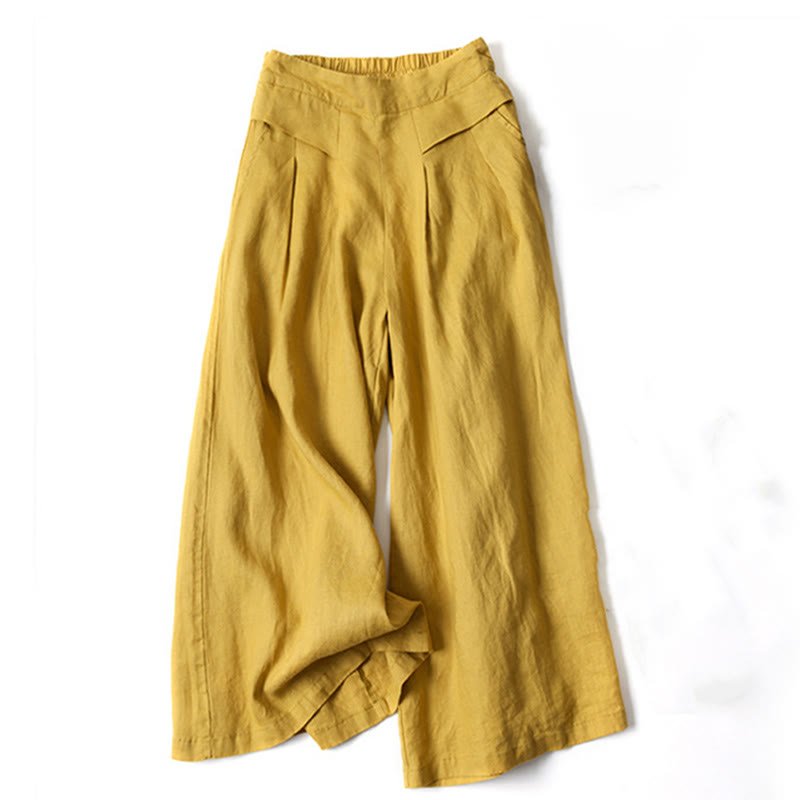 Women's High Waist Wide Leg Pants with Pockets