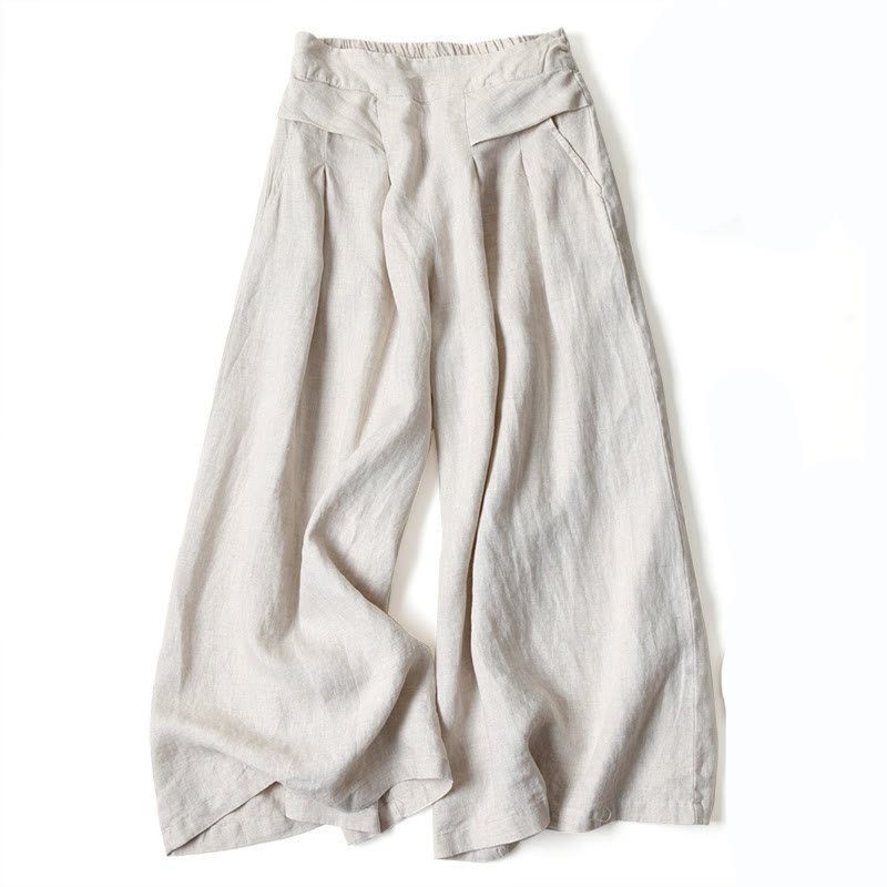 Women's High Waist Wide Leg Pants with Pockets