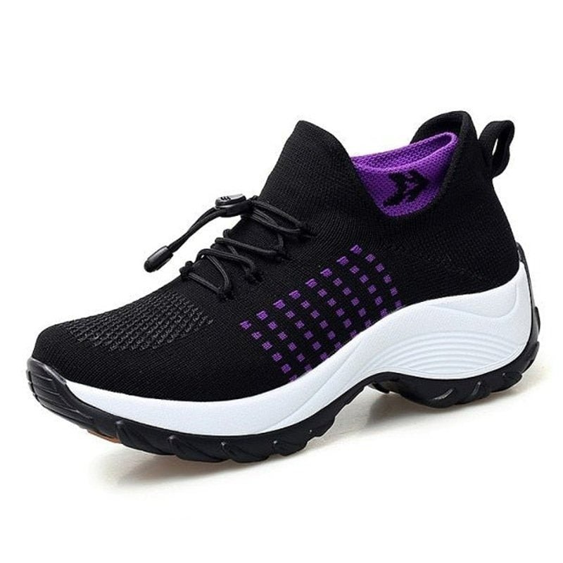 Women's Ortho Stretch Cushion Sneakers for Foot Pain Relief - Lexians