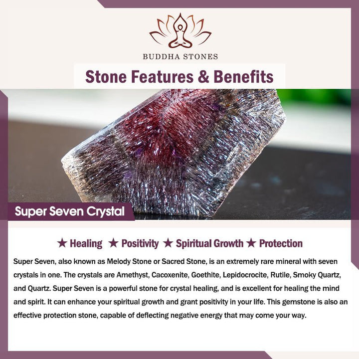 Women's Super Seven Crystal Positive Growth Bracelet - Lexians