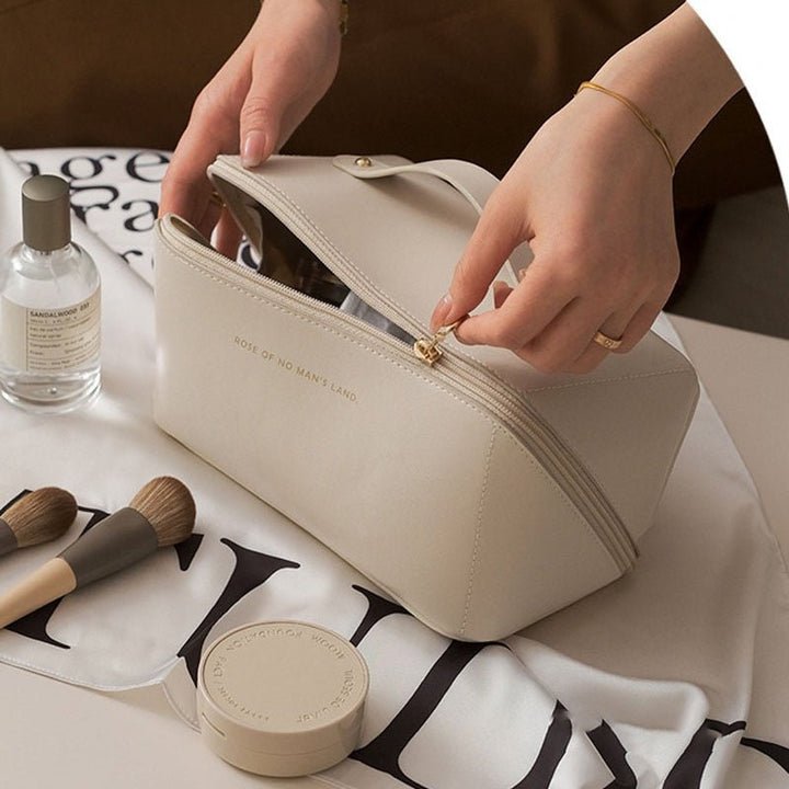 Women's Travel Makeup Organizer with Wide Opening - Lexians