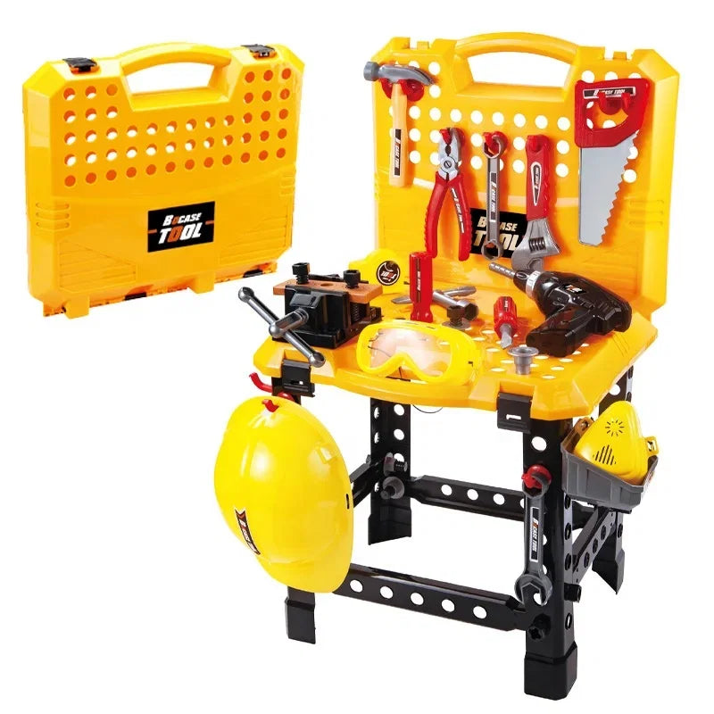 Kids' Interactive Tool Bench with Power Drill & Accessories